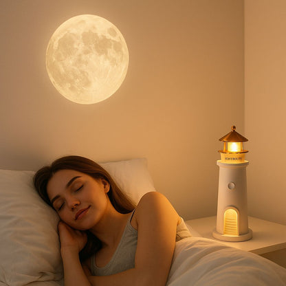 Lumoont™ Faro proyector de luna con altavoz bluetooth
